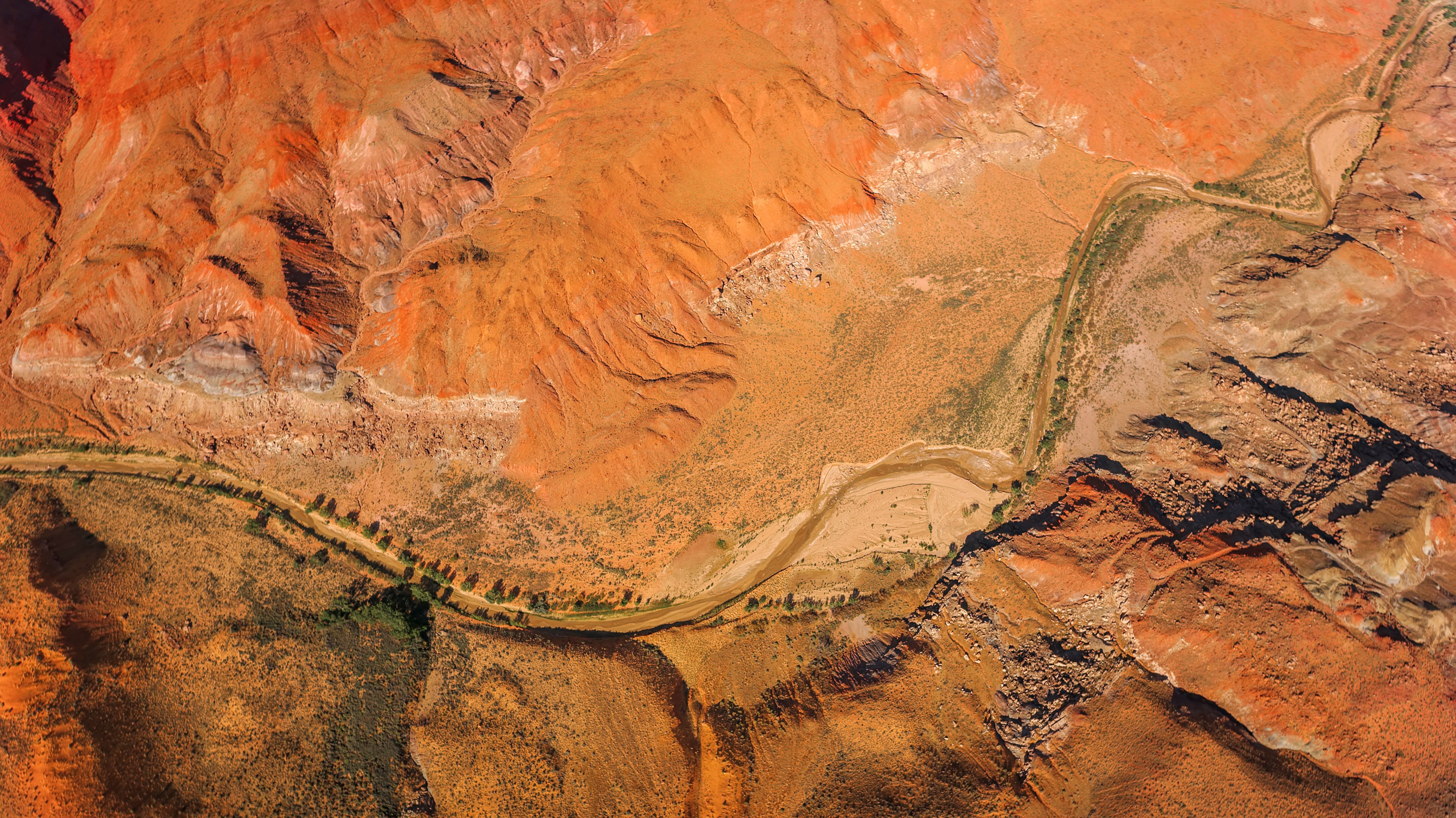 Desert landscape — sun-baked terrain